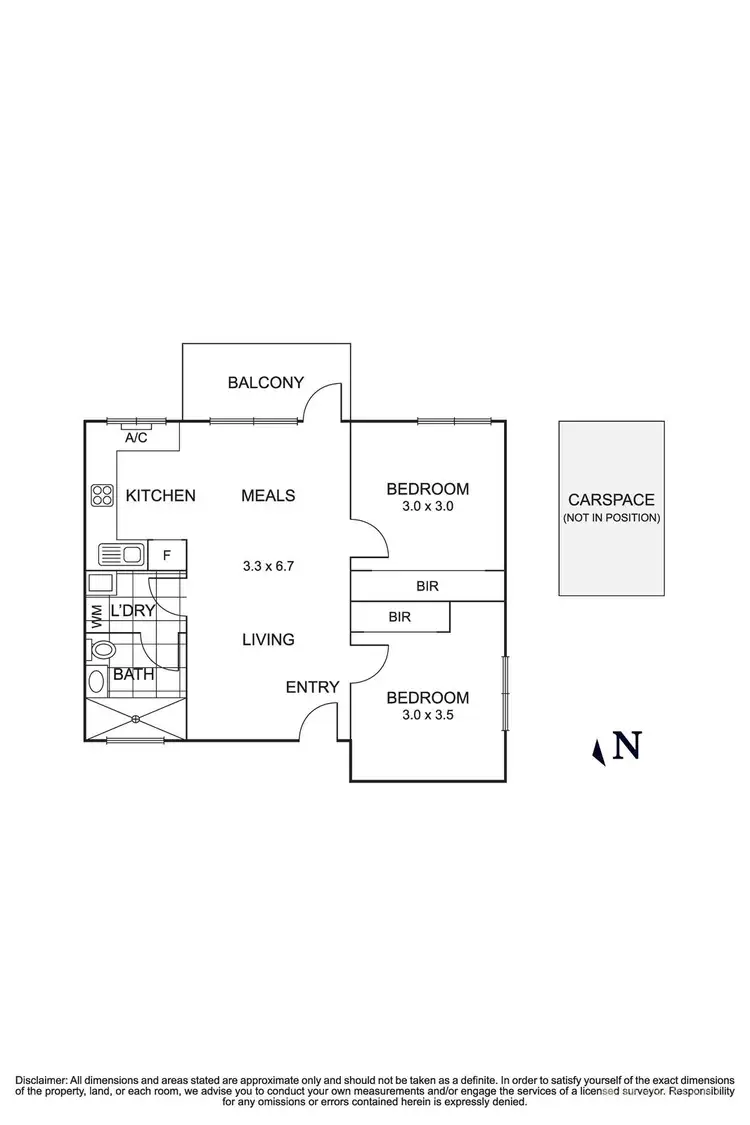 Floorplan of Homely apartment listing, 6/1146 Whitehorse Road, Box Hill VIC 3128