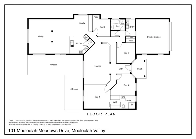 Floorplan of Homely house listing, 101 Mooloolah Meadows Drive, Mooloolah Valley QLD 4553