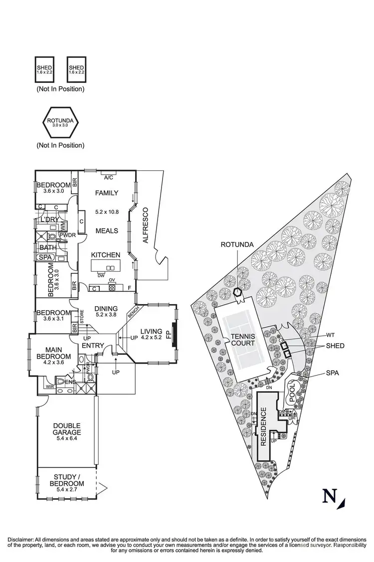 Floorplan of Homely house listing, 6 Conos Court, Donvale VIC 3111