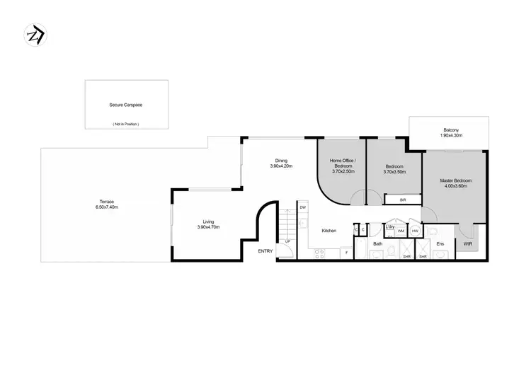 Floorplan of Homely apartment listing, 7/8 Charles Street, East Melbourne VIC 3002