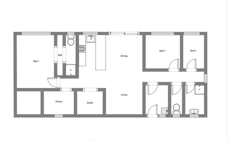 Floorplan of Homely rural property listing, 41 Greens Lane, Moonambel VIC 3478