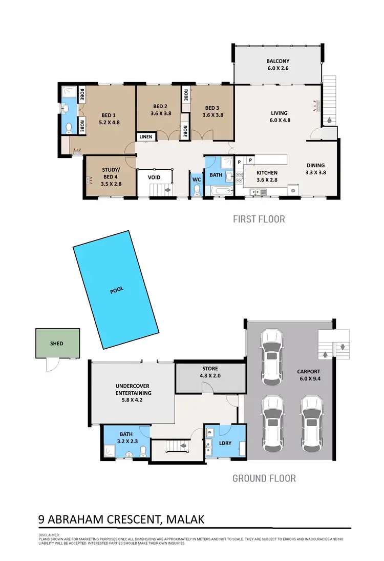 Floorplan of Homely house listing, 9 Abrahams Court, Malak NT 812