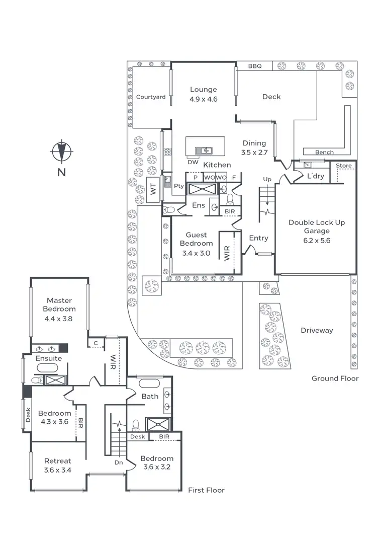 Floorplan of Homely house listing, 60 Apex Avenue, Hampton East VIC 3188