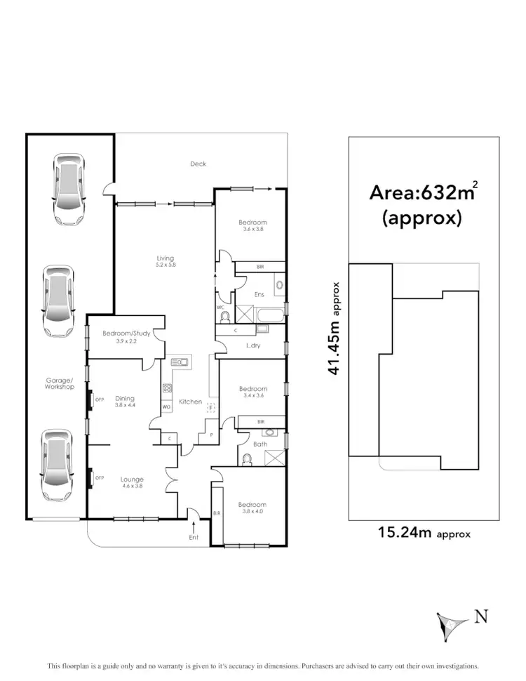 Floorplan of Homely house listing, 11 Vickery Street, Bentleigh VIC 3204