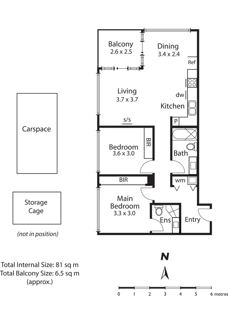 Floorplan of Homely apartment listing, 604/11 Central Avenue, Moorabbin VIC 3189
