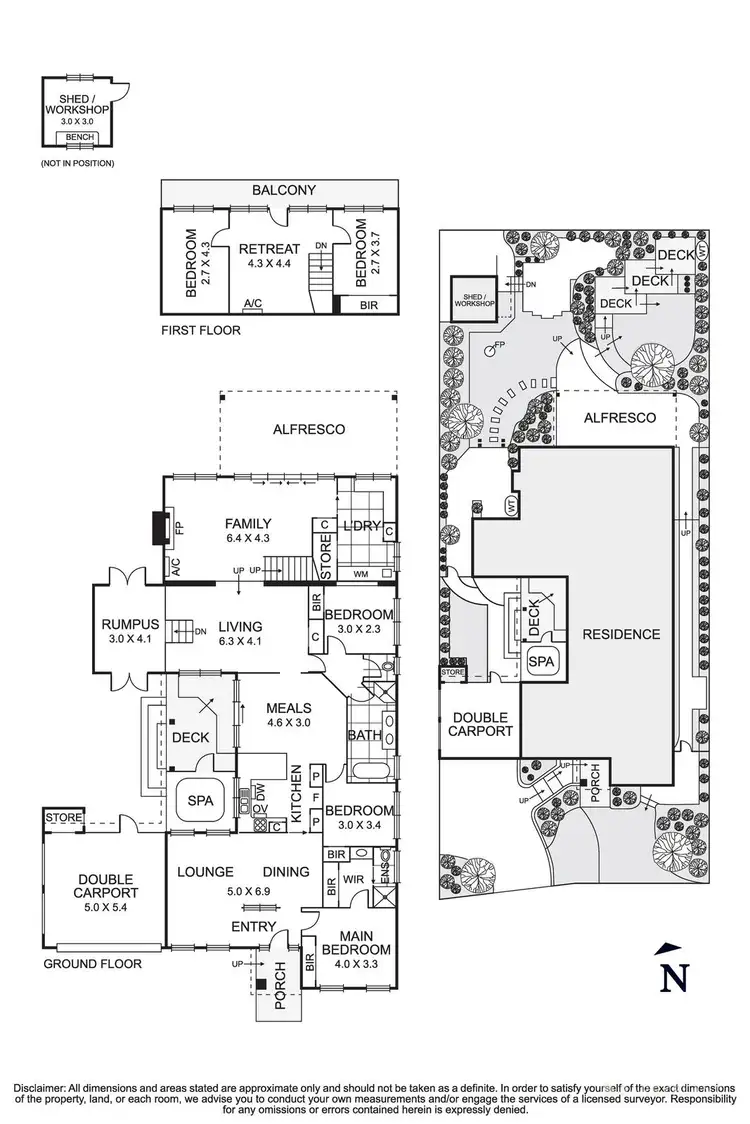 Floorplan of Homely house listing, 9 Wayland Court, Diamond Creek VIC 3089
