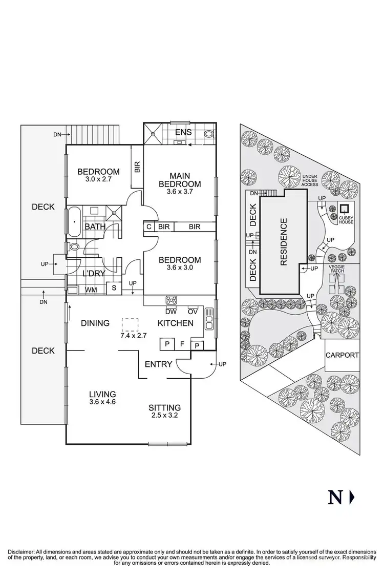 Floorplan of Homely house listing, 42 Laurison Road, Eltham North VIC 3095