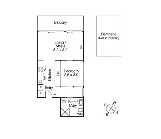 Floorplan of Homely apartment listing, 106/126 Brighton Road, Ripponlea VIC 3185