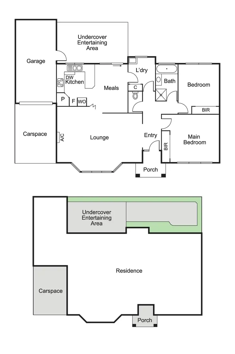 Floorplan of Homely unit listing, 2/3-5 Wolsley Street, Bentleigh VIC 3204