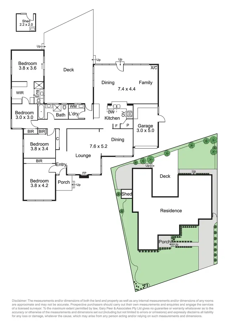 Floorplan of Homely house listing, 6 Bardolph Court, Bentleigh VIC 3204