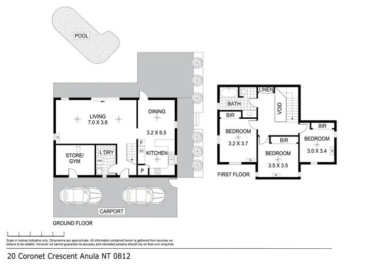 Floorplan of Homely house listing, 20 Coronet Crescent, Anula NT 812