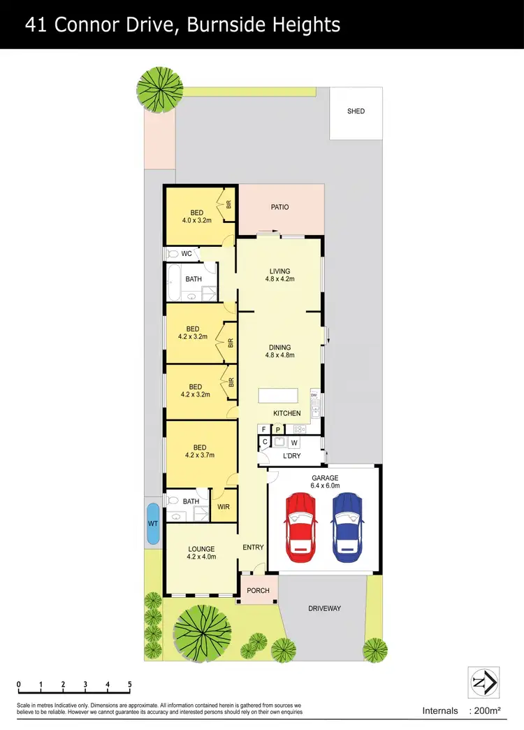Floorplan of Homely house listing, 41 Connor Drive, Burnside Heights VIC 3023