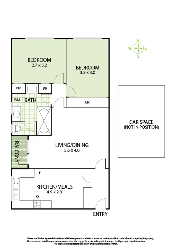 Floorplan of Homely apartment listing, 4/10 Narong Road, Caulfield North VIC 3161