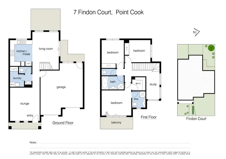 Floorplan of Homely house listing, 7 Findon Court, Point Cook VIC 3030