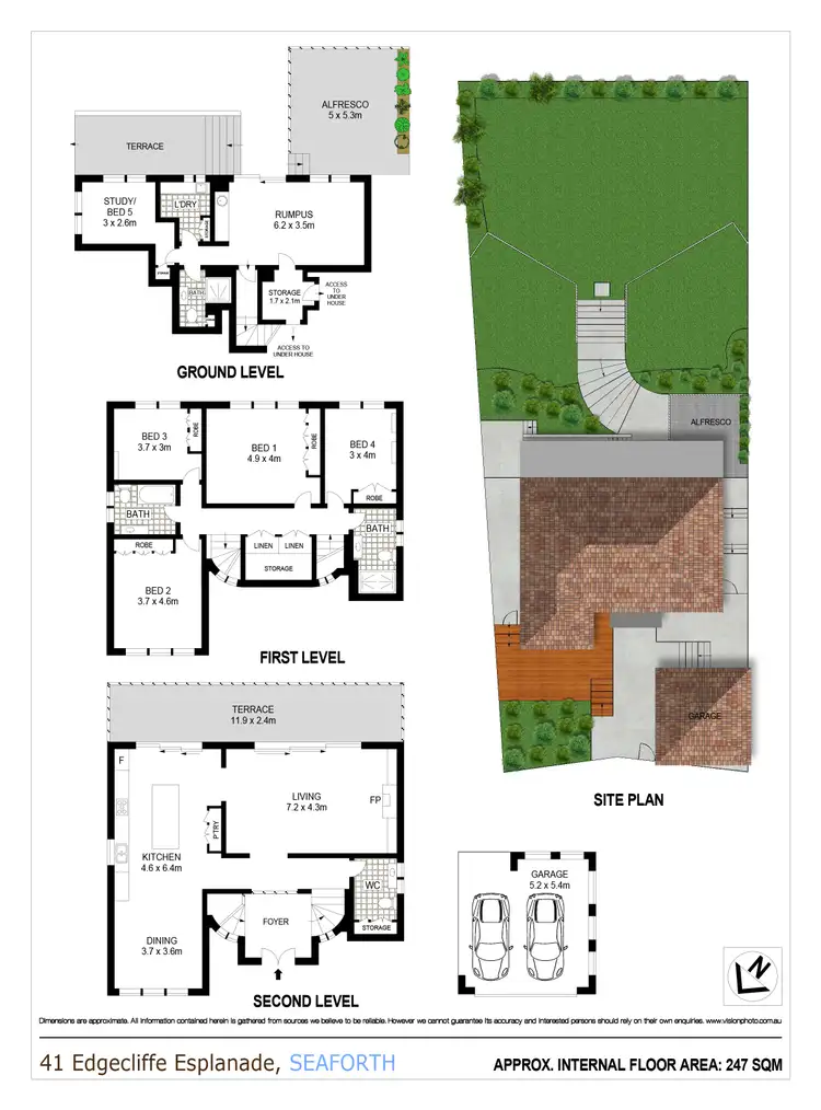 Floorplan of Homely house listing, 41 Edgecliffe Esplanade, Seaforth NSW 2092