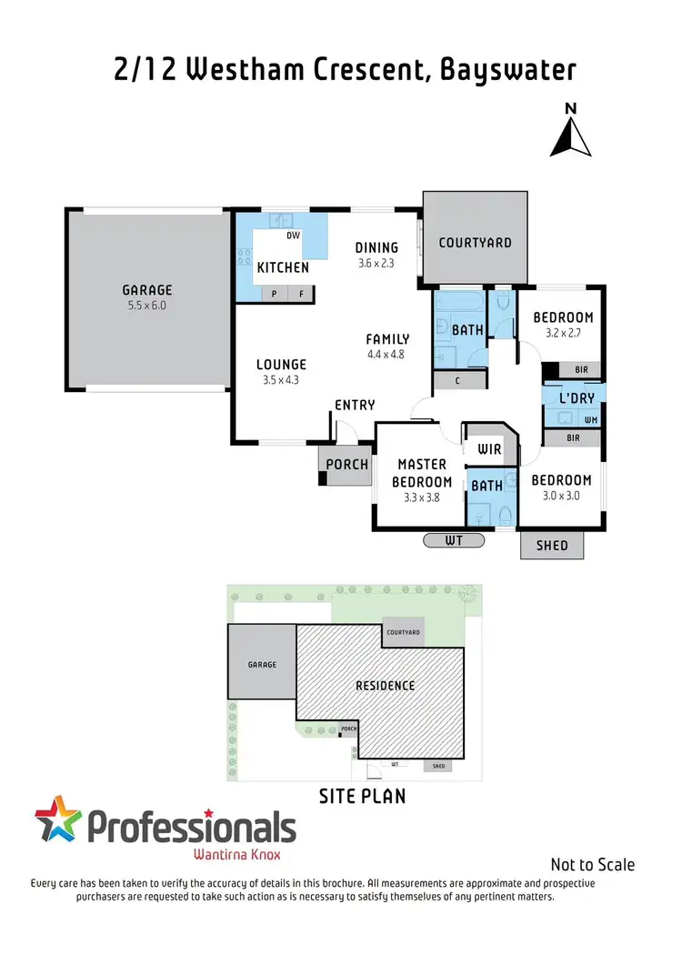 Floorplan of Homely unit listing, 2/12 Westham Crescent, Bayswater VIC 3153