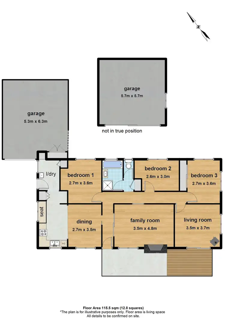 Floorplan of Homely house listing, 9 Edith Court, Mount Dandenong VIC 3767