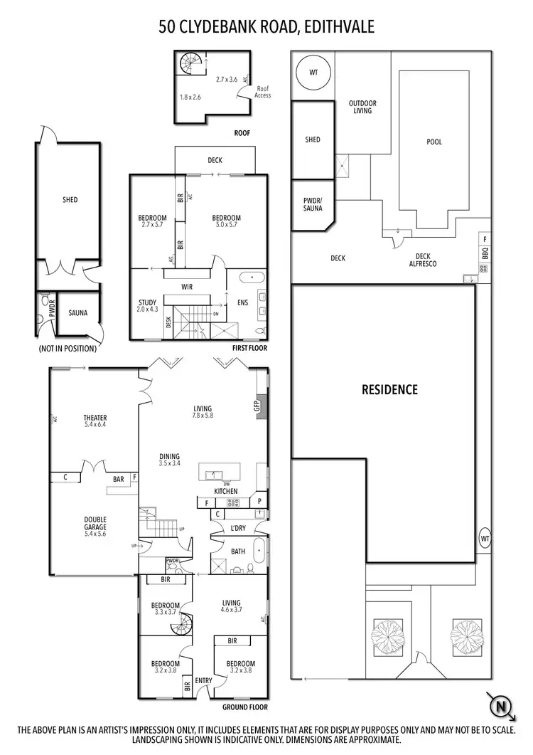 Floorplan of Homely house listing, 50 Clydebank Road, Edithvale VIC 3196