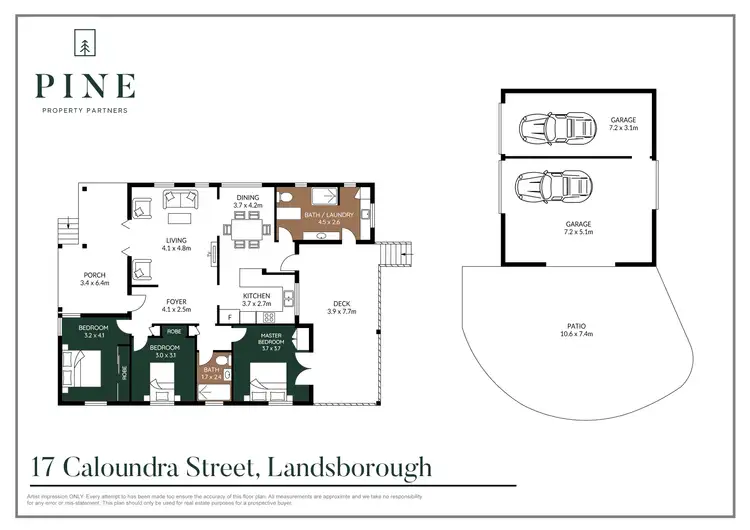 Floorplan of Homely house listing, 17 Caloundra Street, Landsborough QLD 4550