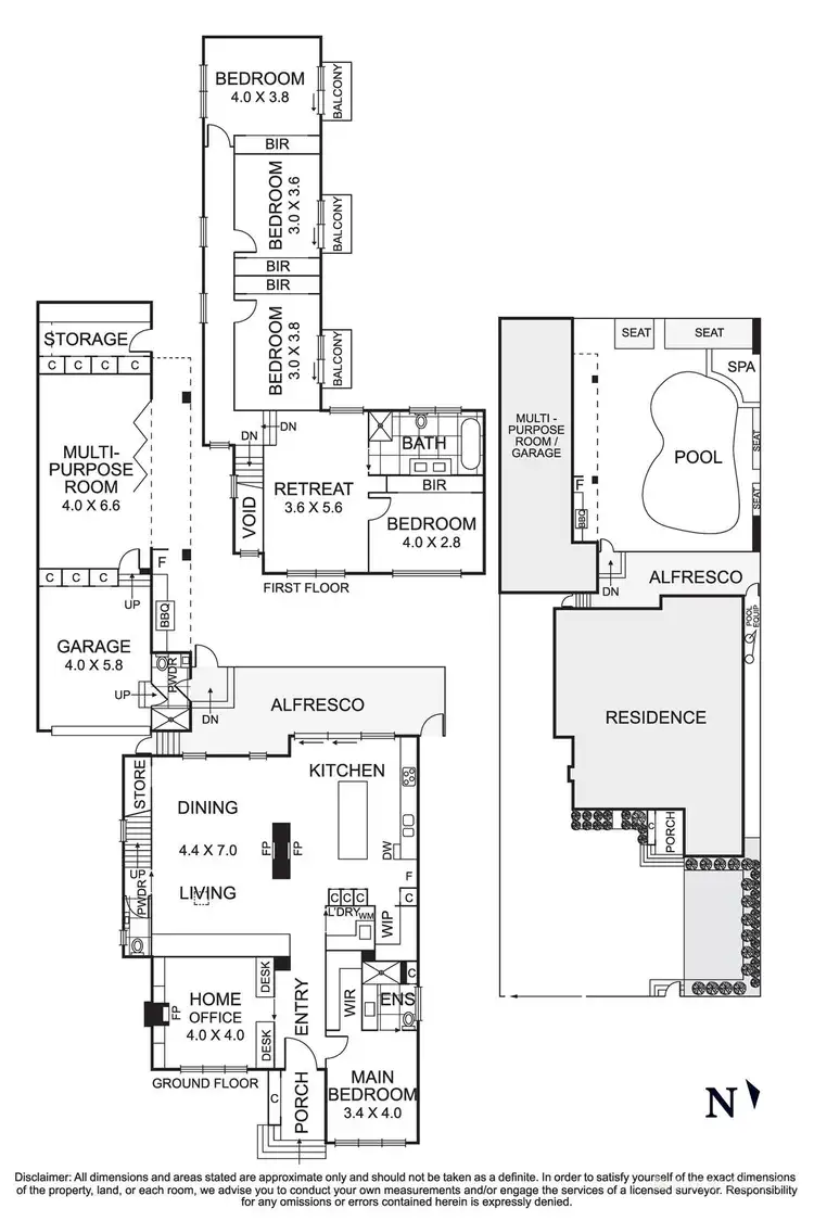 Floorplan of Homely house listing, 75 Beverley Road, Heidelberg VIC 3084