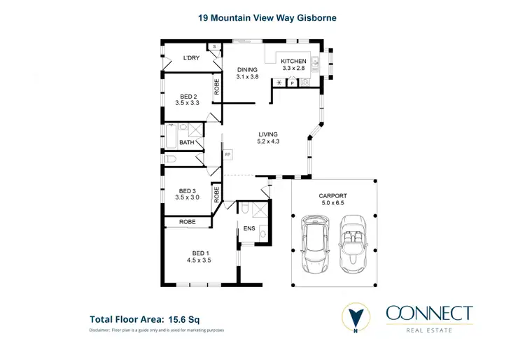 Floorplan of Homely house listing, 19 Mountain View Way, Gisborne VIC 3437