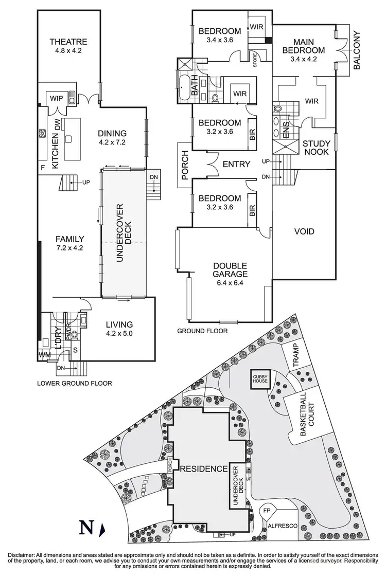 Floorplan of Homely house listing, 18 Magpie Court, Diamond Creek VIC 3089