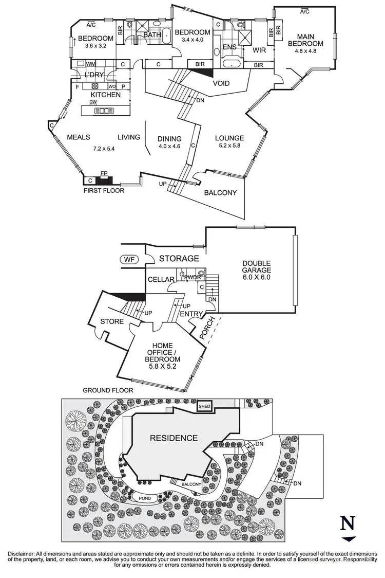 Floorplan of Homely house listing, 4 St Ronans Court, Eltham VIC 3095