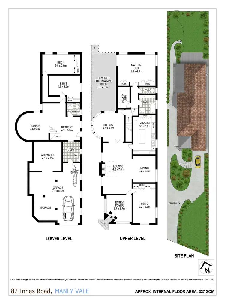 Floorplan of Homely house listing, 82 Innes Road, Manly Vale NSW 2093