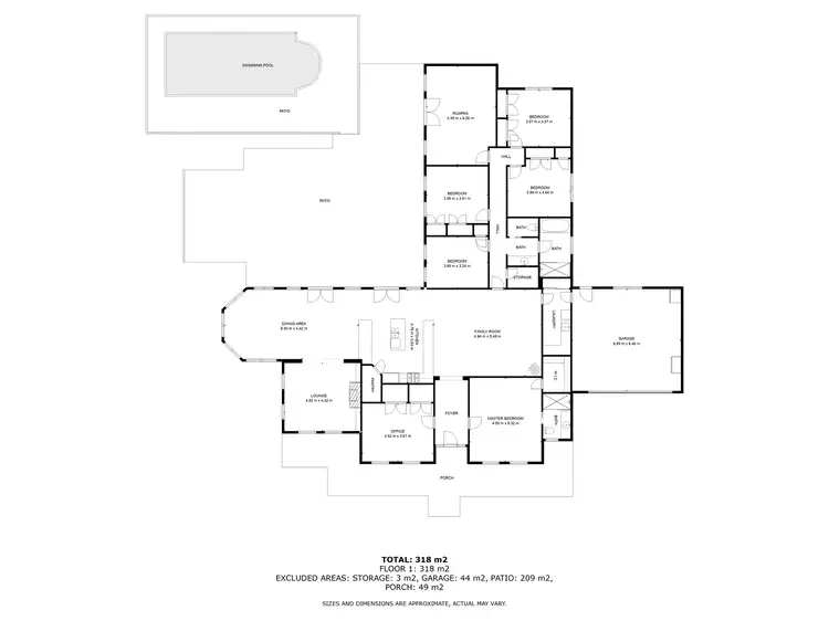Floorplan of Homely house listing, 14 Ingrams Road, West Wodonga VIC 3690