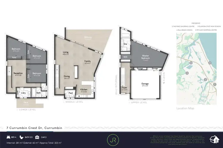 Floorplan of Homely house listing, 7 Currumbin Crest Drive, Currumbin QLD 4223