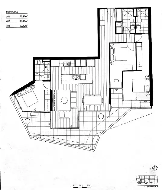 Floorplan of Homely apartment listing, 702/600 Doncaster Road, Doncaster VIC 3108