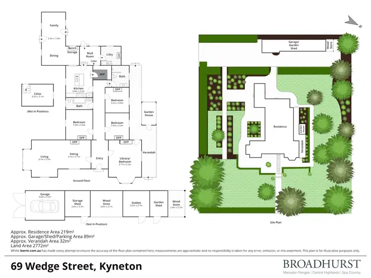 Floorplan of Homely house listing, 69 Wedge Street, Kyneton VIC 3444