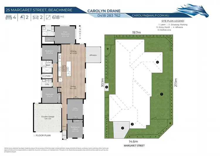 Floorplan of Homely house listing, 25 Margaret Street, Beachmere QLD 4510