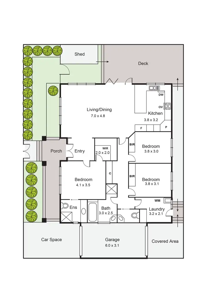 Floorplan of Homely house listing, 10 Valerie Street, Bentleigh East VIC 3165