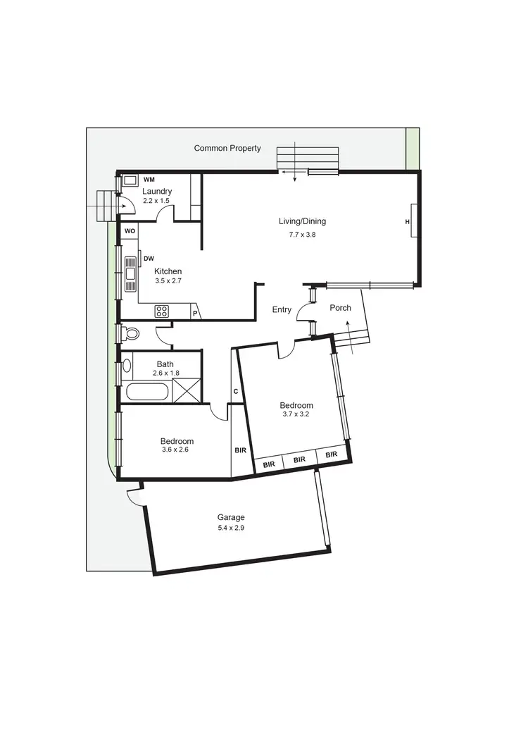 Floorplan of Homely unit listing, 3/11 Mackay Avenue, Glen Huntly VIC 3163