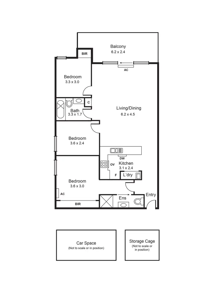 Floorplan of Homely apartment listing, 21/1162-1164 Dandenong Road, Carnegie VIC 3163