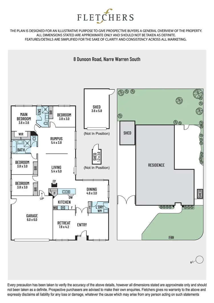 Floorplan of Homely house listing, 8 Dunoon Road, Narre Warren South VIC 3805