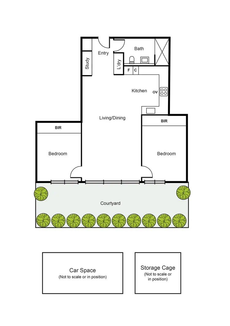 Floorplan of Homely apartment listing, 4/888 Glen Huntly Road, Caulfield South VIC 3162