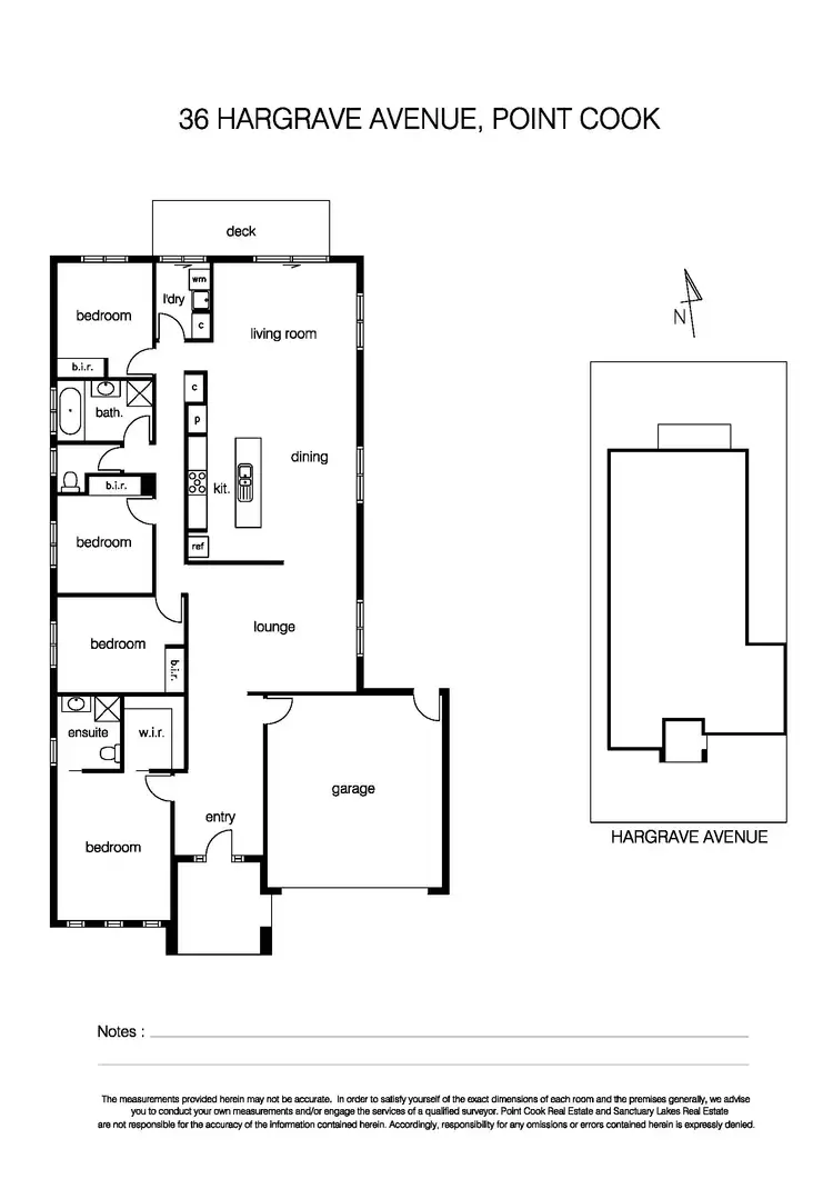 Floorplan of Homely house listing, 36 Hargrave Avenue, Point Cook VIC 3030
