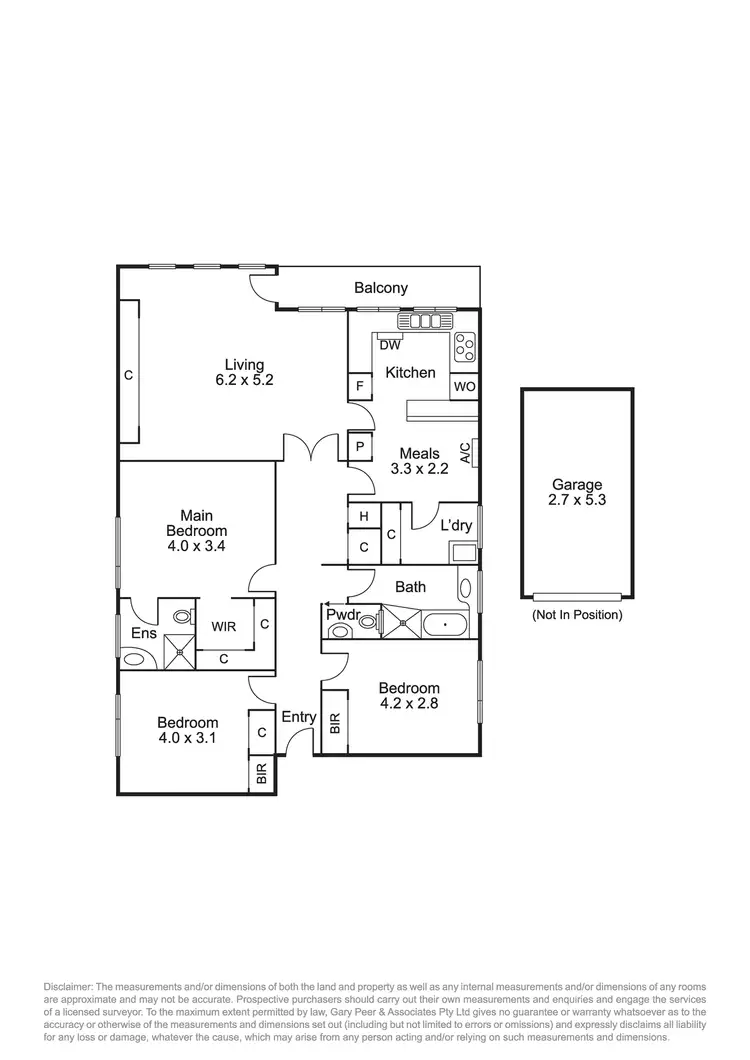 Floorplan of Homely unit listing, 5/33 Wanda Road, Caulfield North VIC 3161