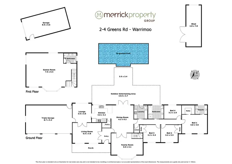 Floorplan of Homely house listing, 2-4 Greens Road, Warrimoo NSW 2774