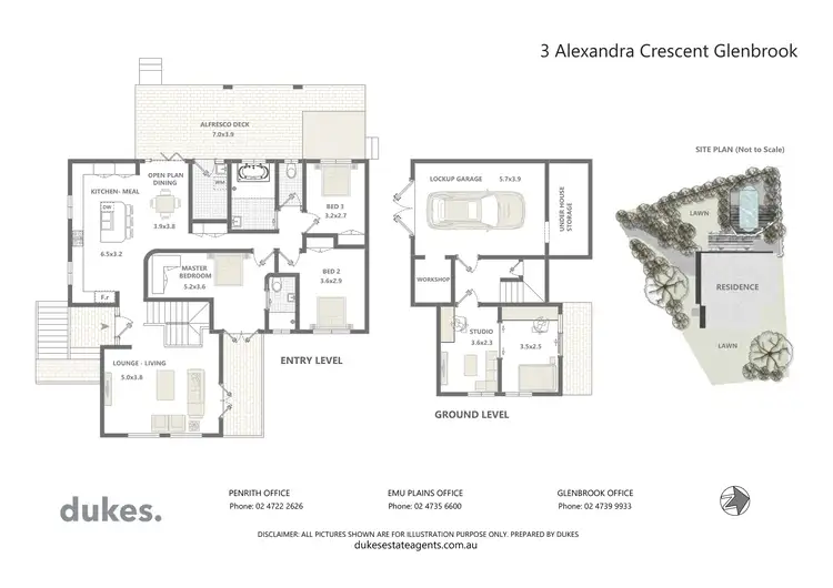 Floorplan of Homely house listing, 3 Alexandra Crescent, Glenbrook NSW 2773