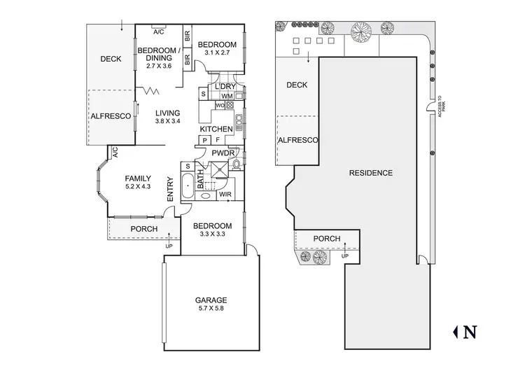 Floorplan of Homely unit listing, 23 Cane Mews, Seaford VIC 3198