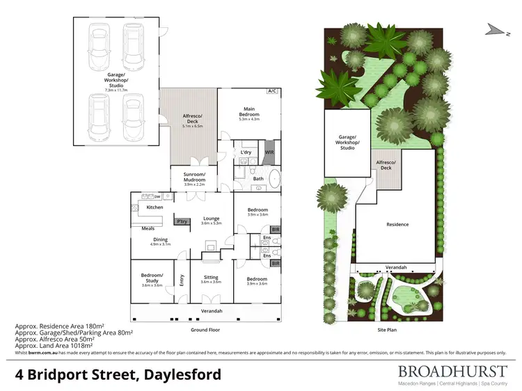 Floorplan of Homely house listing, 4 Bridport Street, Daylesford VIC 3460