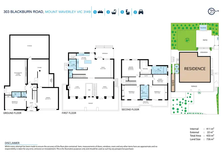 Floorplan of Homely house listing, 303 Blackburn Road, Mount Waverley VIC 3149