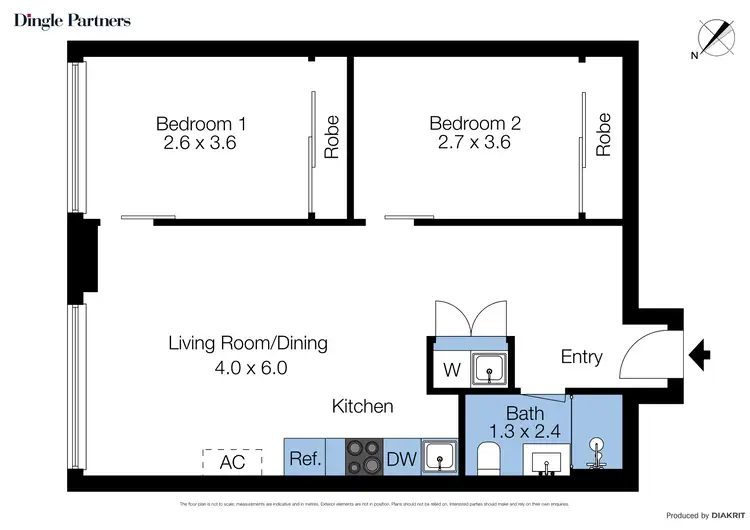 Floorplan of Homely apartment listing, 306/557 Little Lonsdale Street, Melbourne VIC 3000