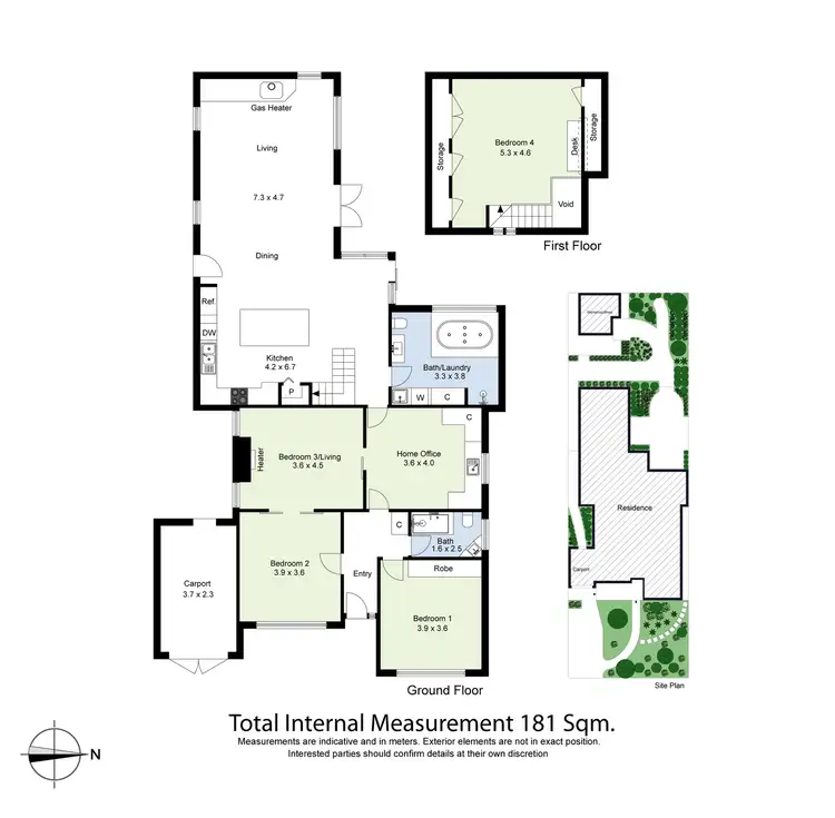 Floorplan of Homely house listing, 18 Bena Street, Yarraville VIC 3013