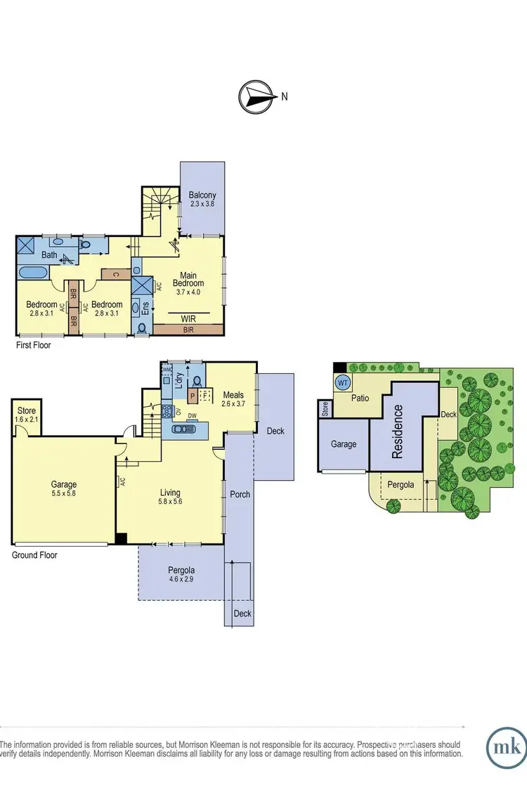 Floorplan of Homely townhouse listing, 6/4 Coniston Street, Diamond Creek VIC 3089