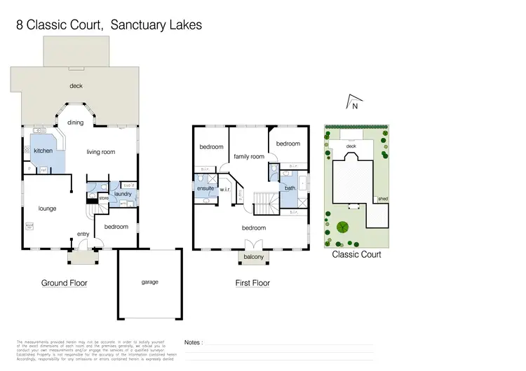 Floorplan of Homely house listing, 8 Classic Court, Sanctuary Lakes VIC 3030