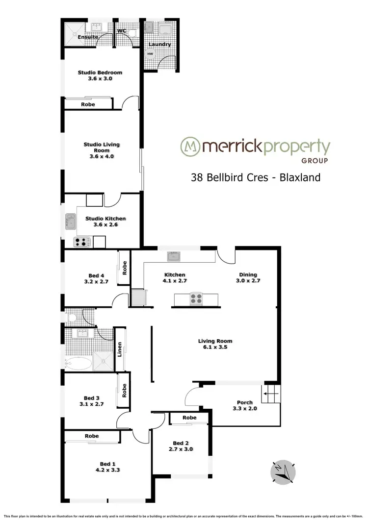 Floorplan of Homely house listing, 38 Bellbird Crescent, Blaxland NSW 2774